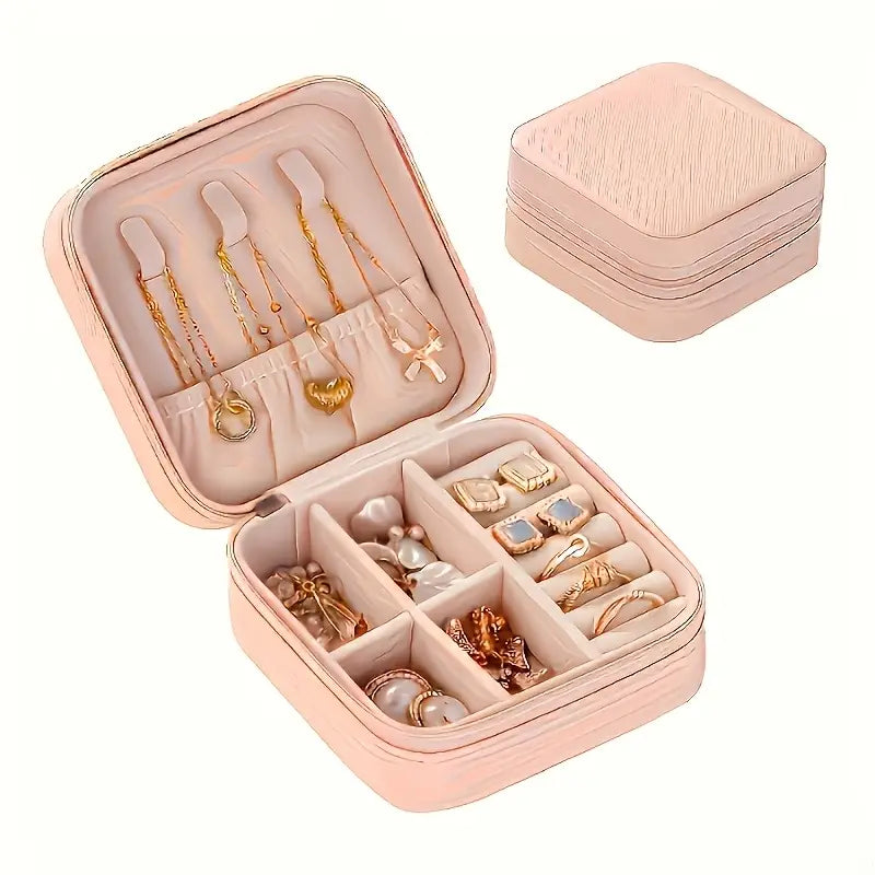Portable Travel Jewelry Organizer Box