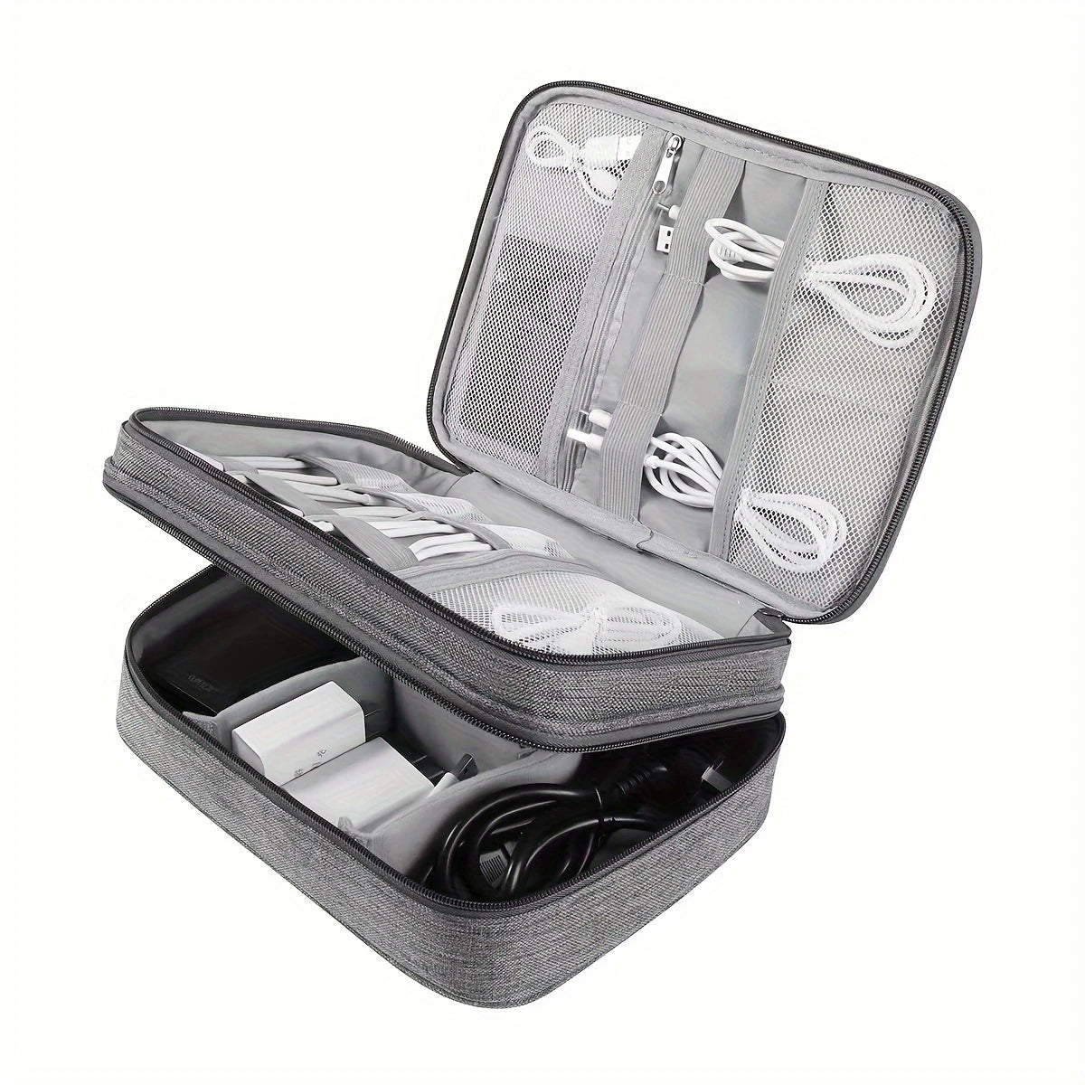 Travel Electronics Organizer 3 Layer