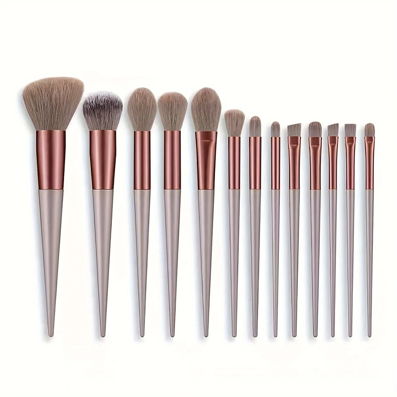 13pcs Luxury Makeup Brush Set with Travel Pouch