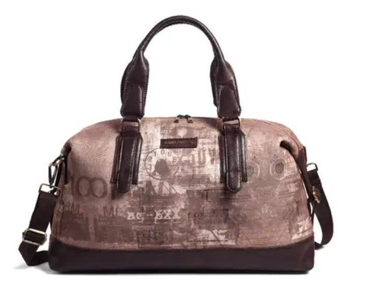 Gauge Machine Beige Duffle Day Bag – Stylish Everyday Carry Bag