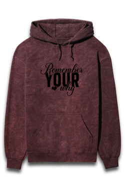 Women’s Acid Wash Hooded Sweatshirt