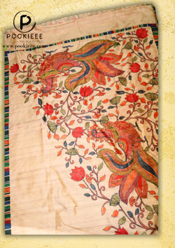 Tasar Katha Saree