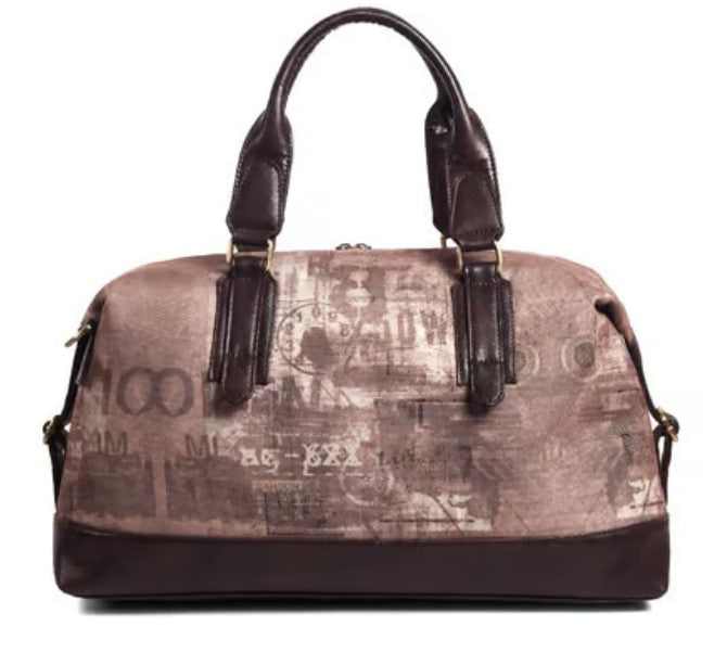 Gauge Machine Beige Duffle Day Bag – Stylish Everyday Carry Bag