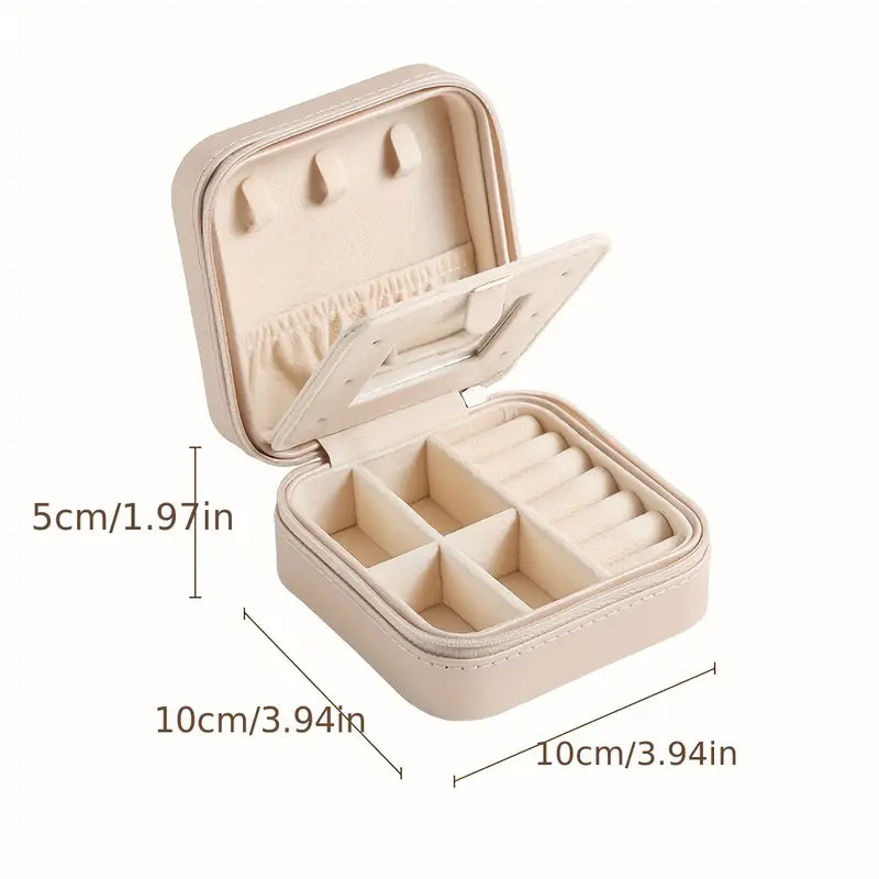 Portable Travel Jewelry Organizer Box