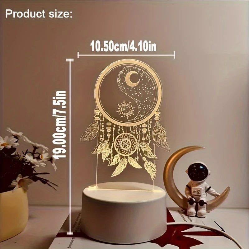 Vintage Style Dreamcatcher Night Light