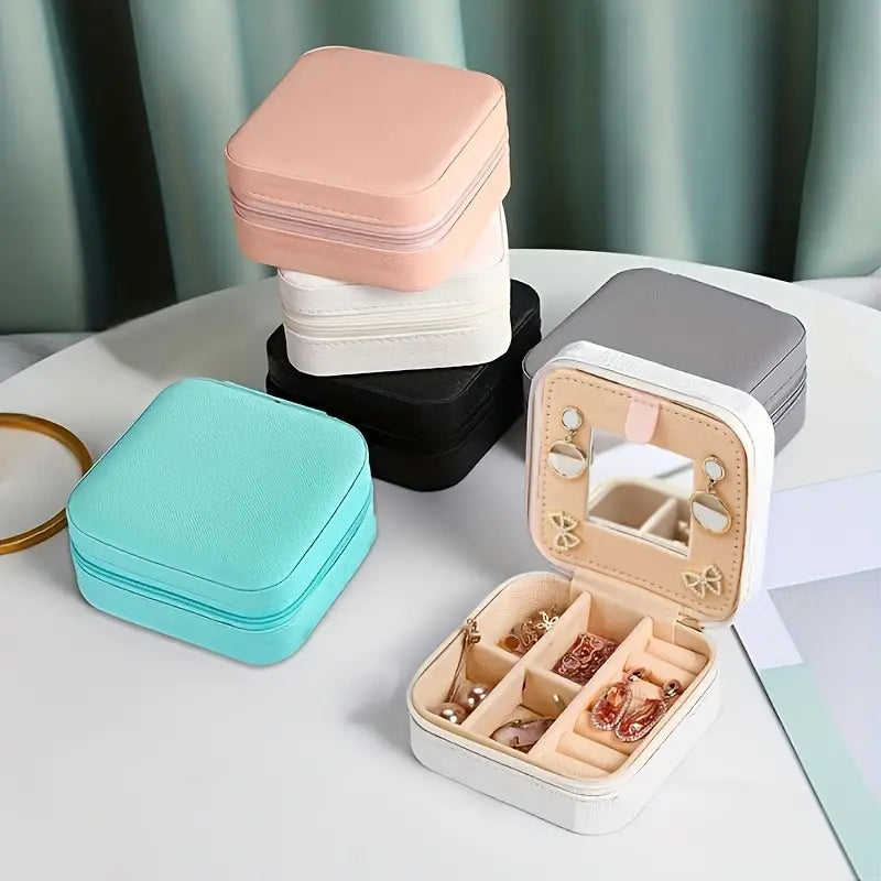 Portable Travel Jewelry Organizer Box