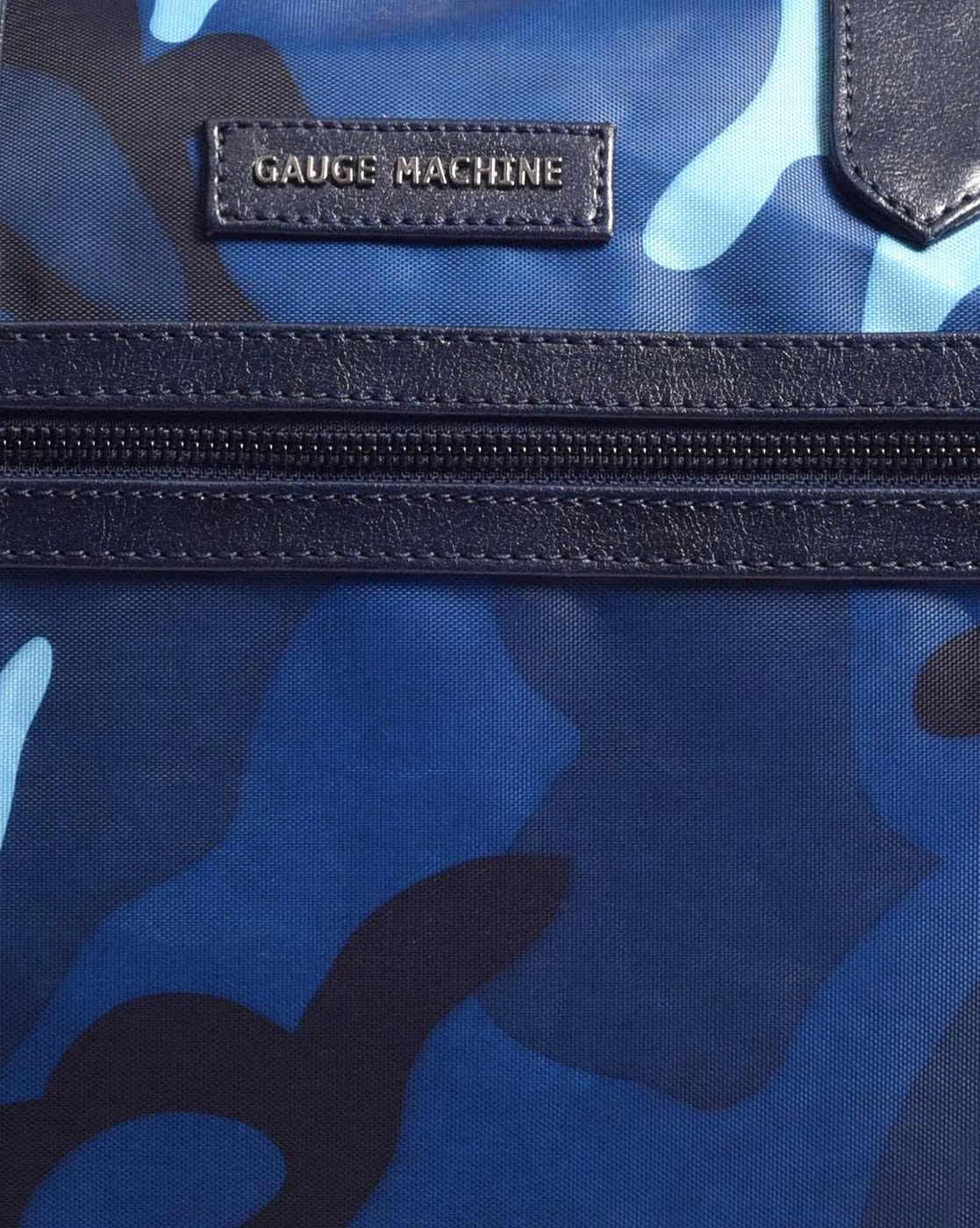 Camouflage Print Blue Duffel Bag – Gauge Machnie