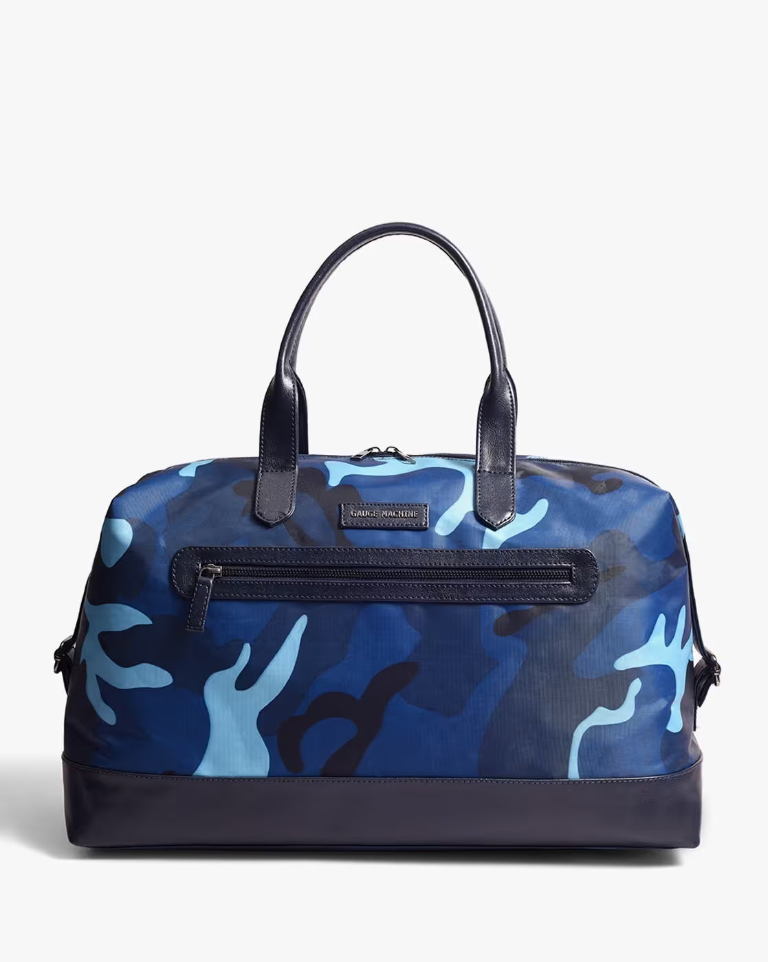 Camouflage Print Blue Duffel Bag – Gauge Machnie