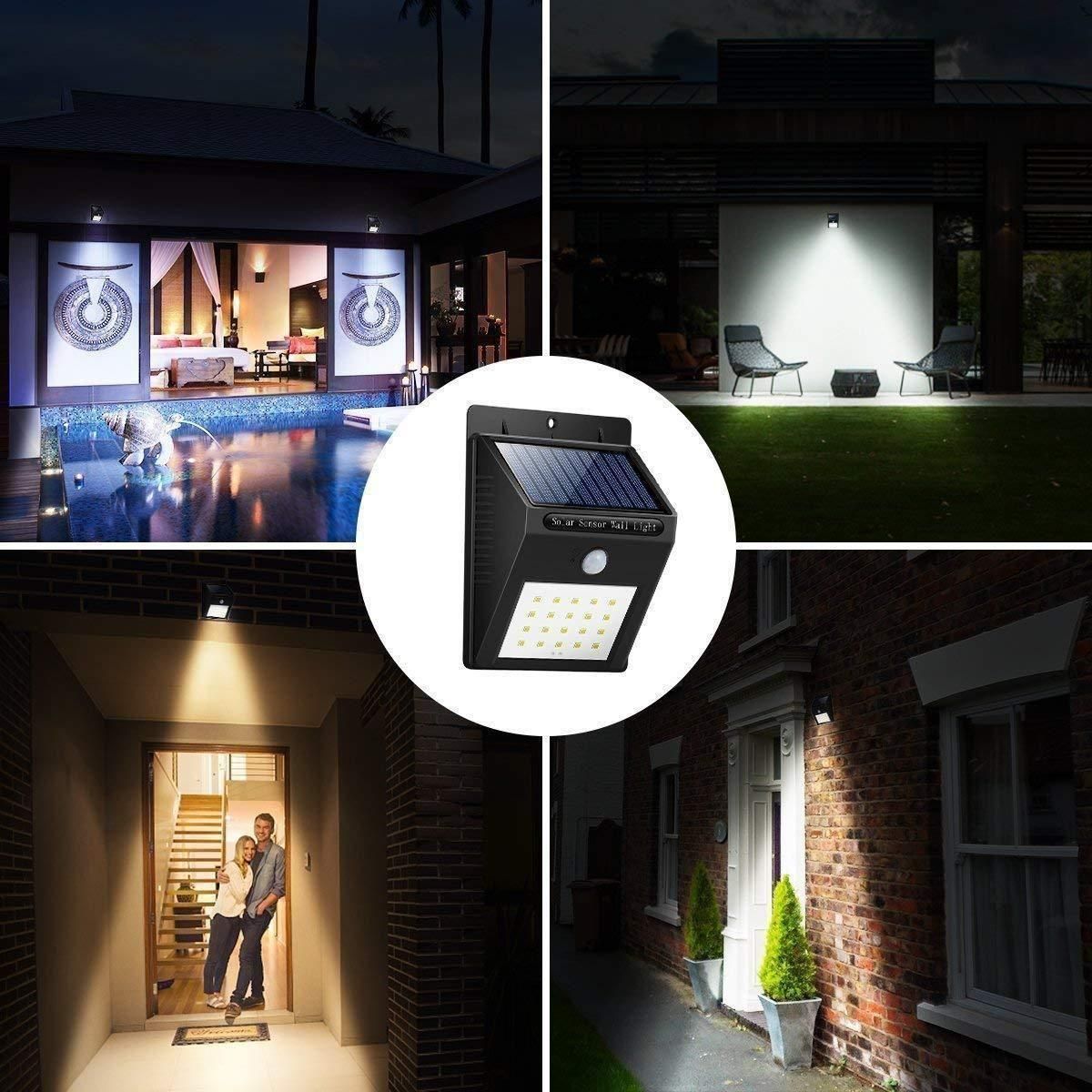 Solar Motion Sensor Outdoor Light
