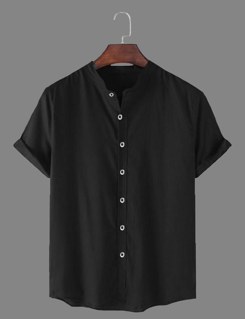 TRYTHIS Cotton Solid Polo Shirt