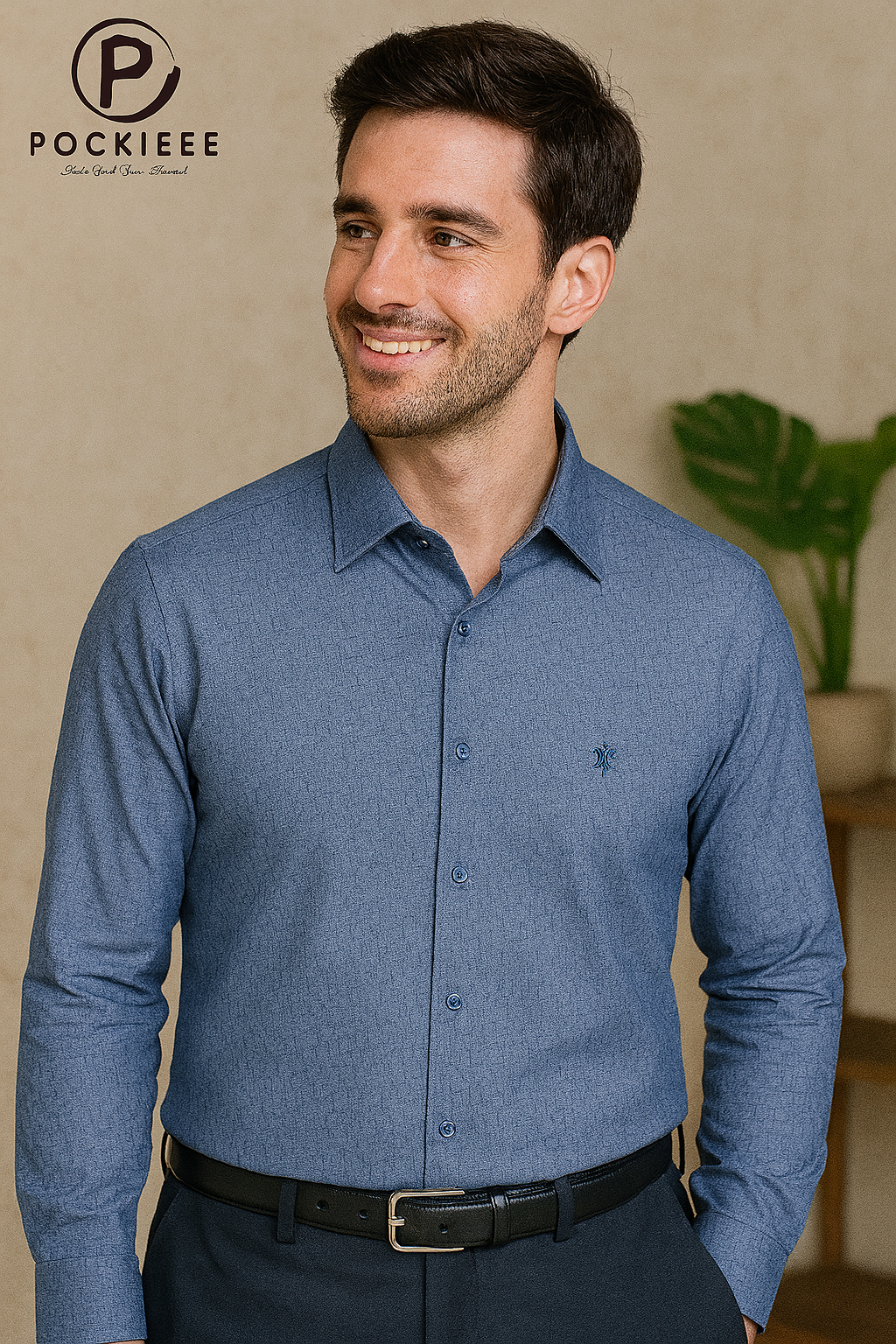 All-Season Full Sleeve Shirt for Men – Heavy Ribbed Cotton Finish