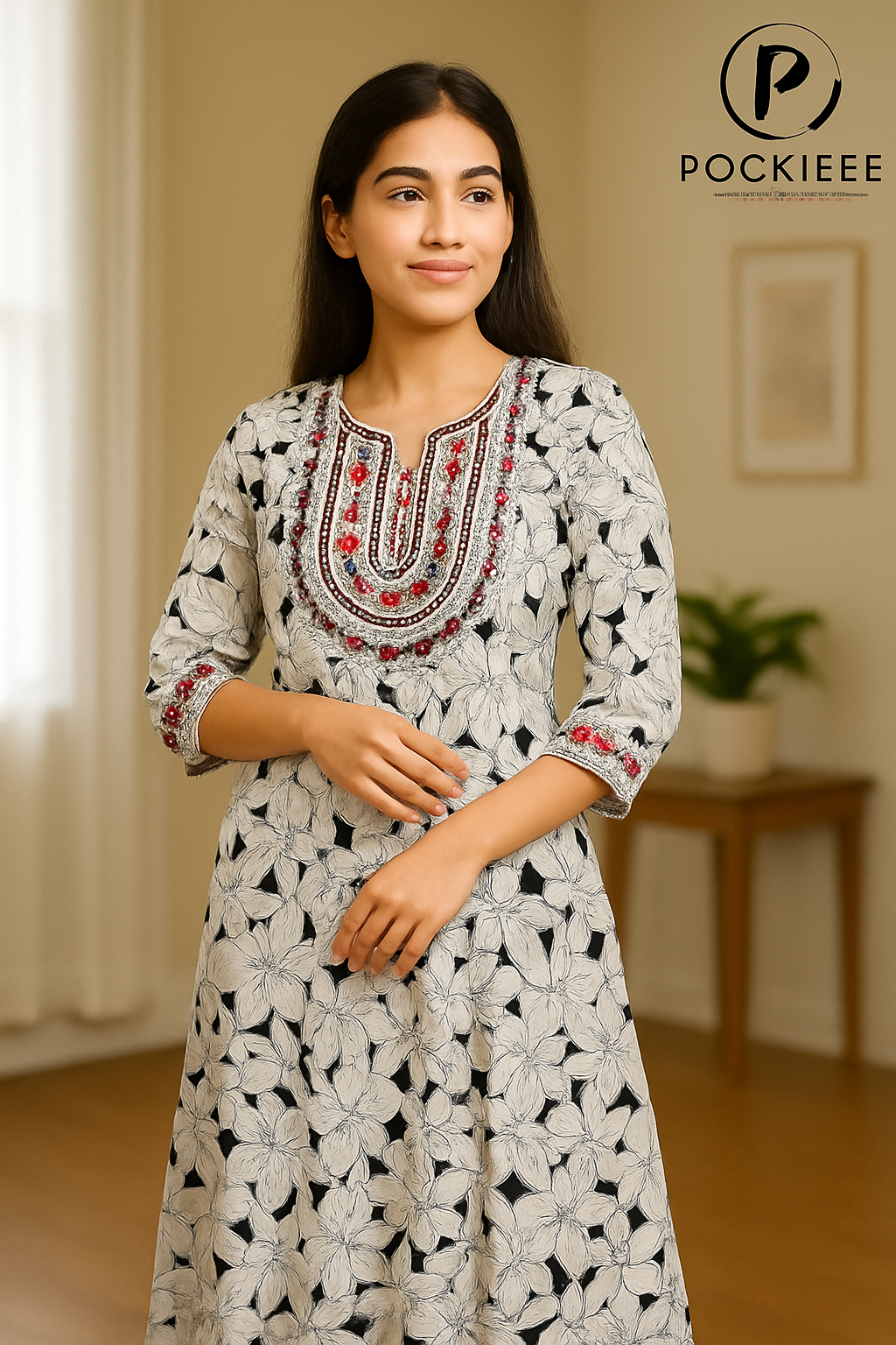 Elegant Cotton Printed Kurti for Everyday Comfort