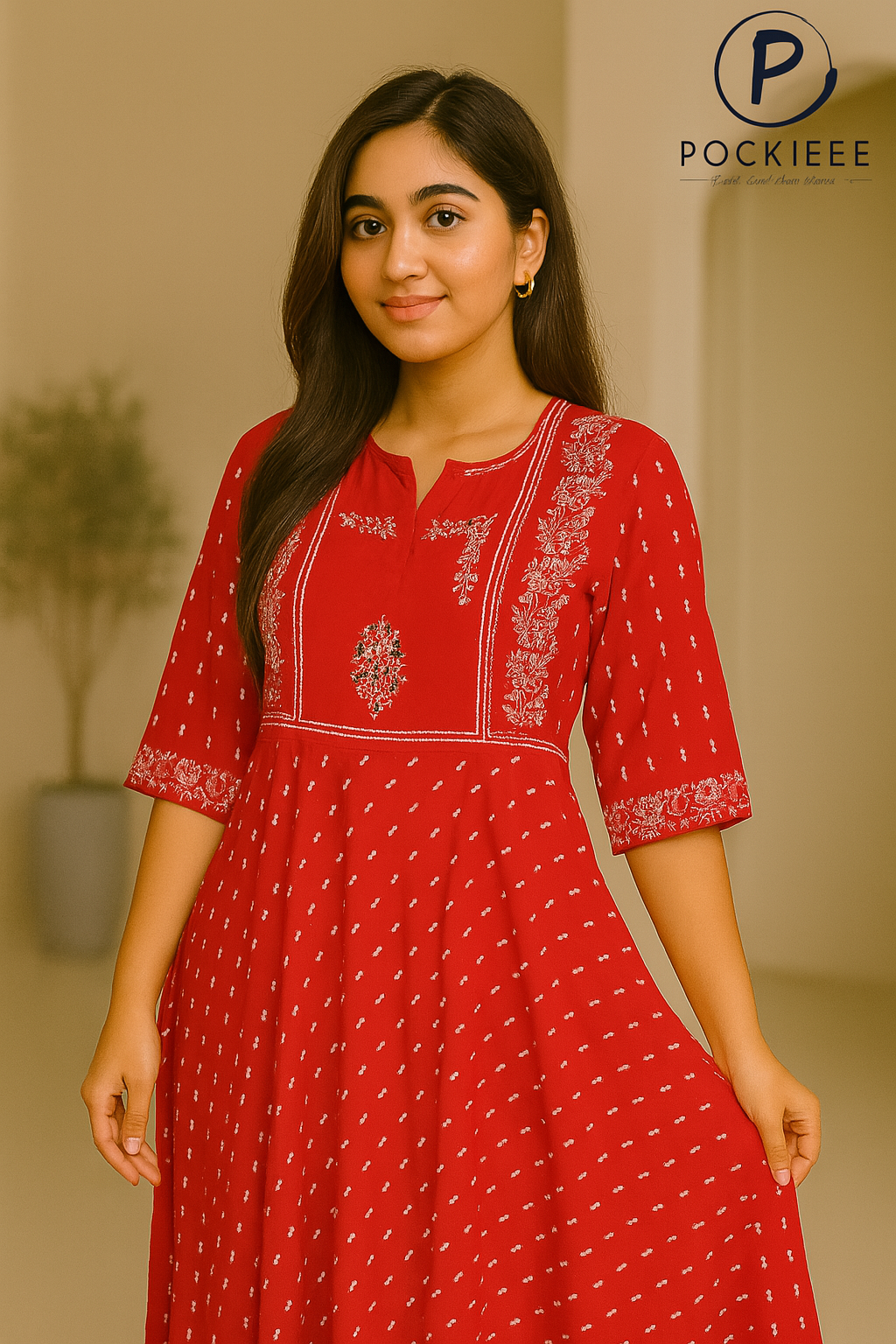 Elegant Cotton Printed Kurti for Everyday Comfort
