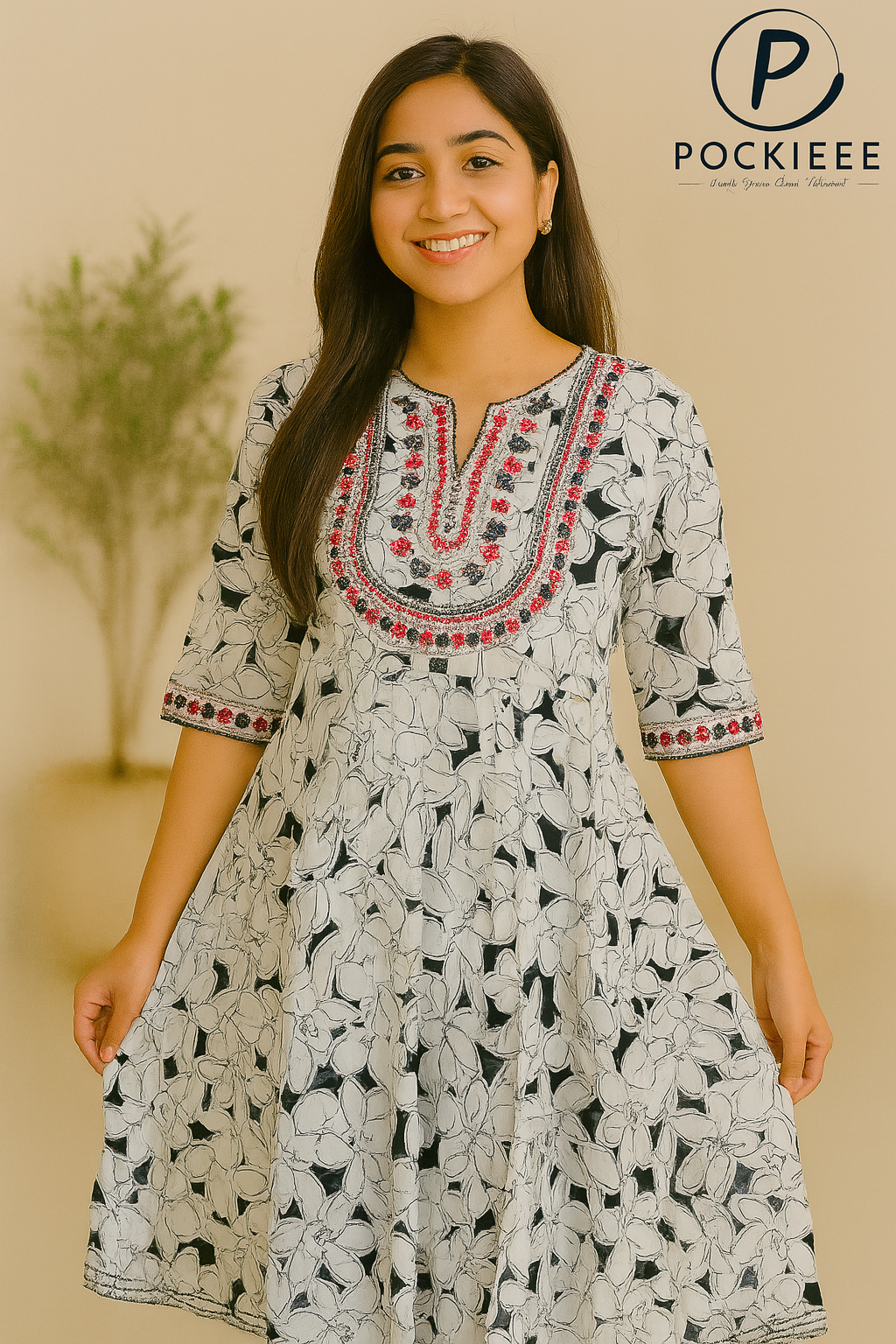 Elegant Cotton Printed Kurti for Everyday Comfort
