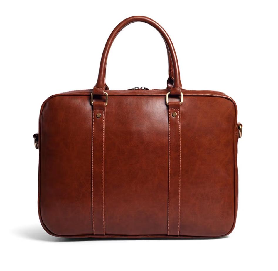 Gauge Machine 16-Inch Tan Laptop Case Bag