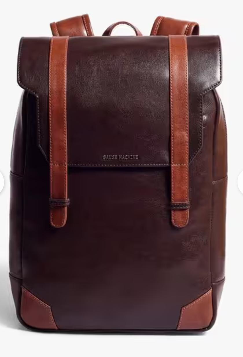 Gauge Machine Men’s Brown Backpack