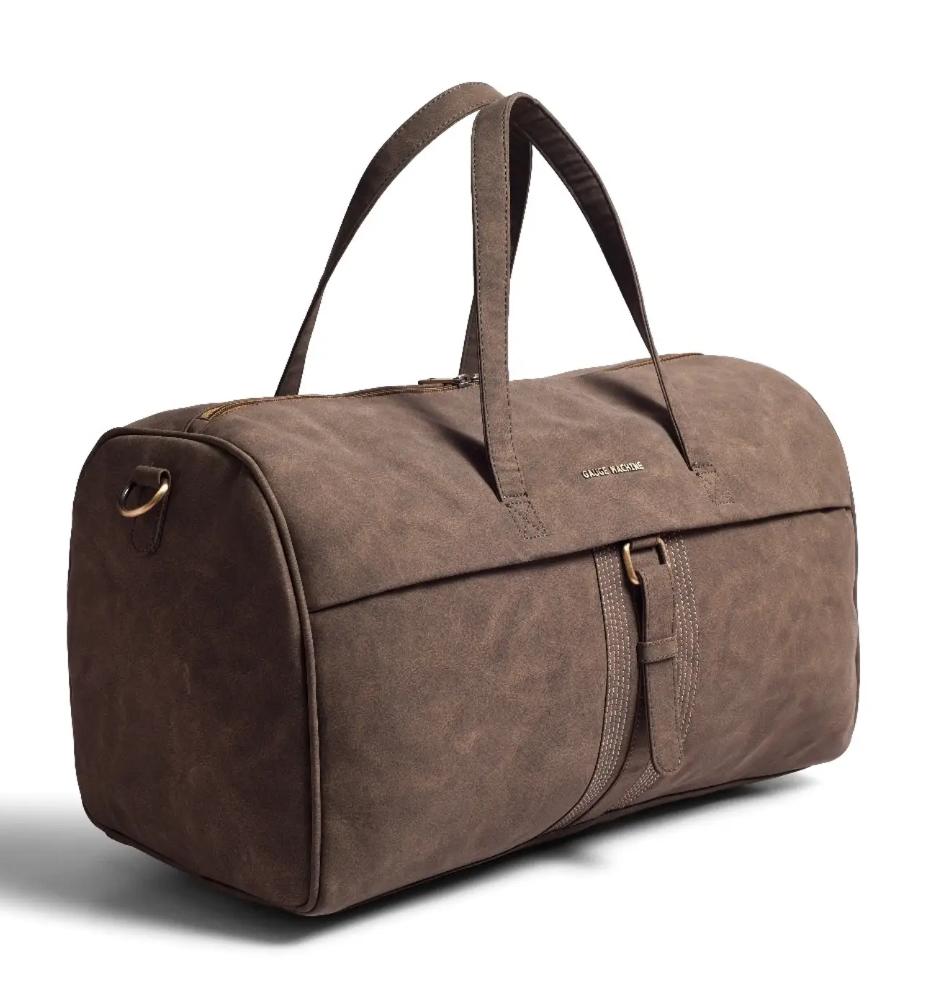 Gauge Machine Light Brown Duffle Bag