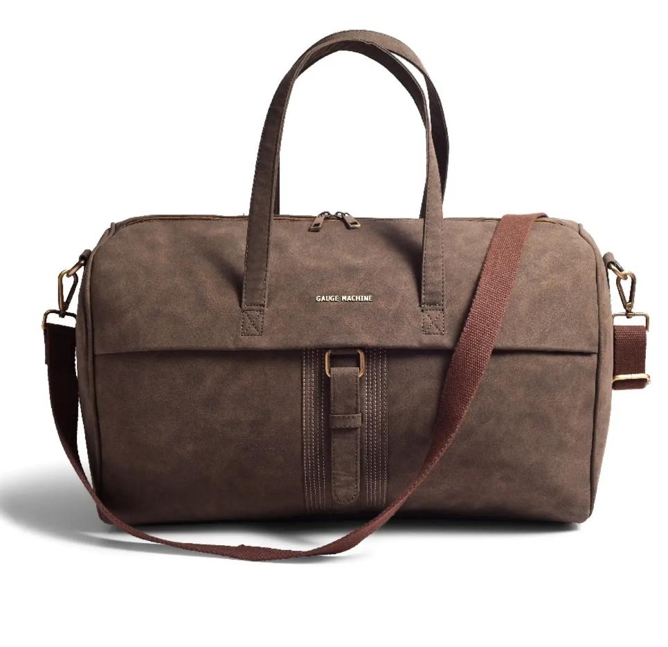Gauge Machine Light Brown Duffle Bag