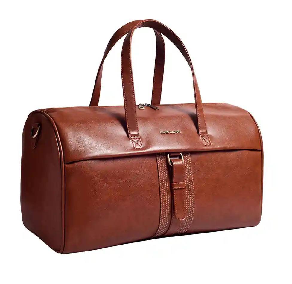 Gauge Machine Tan Duffle Bag