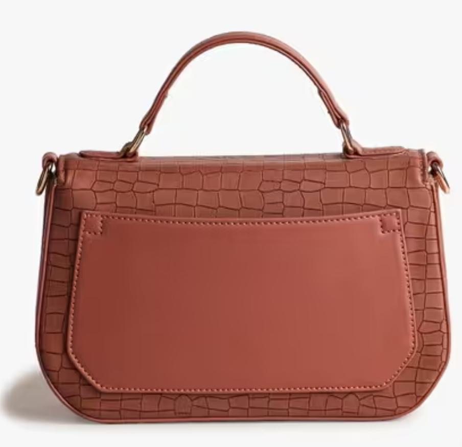 Gauge Machine Woven Tan Ladies’ Side Bag