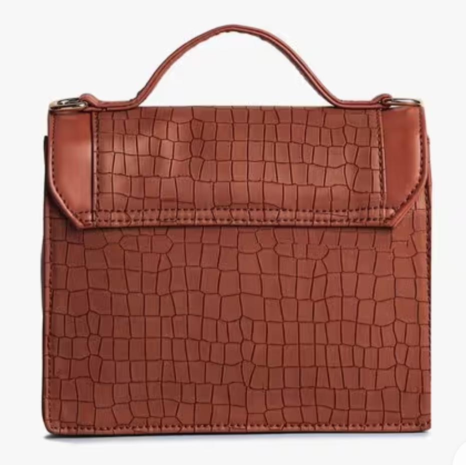 Gauge Machine Tan Luxurious Delight Ladies’ Side Bag