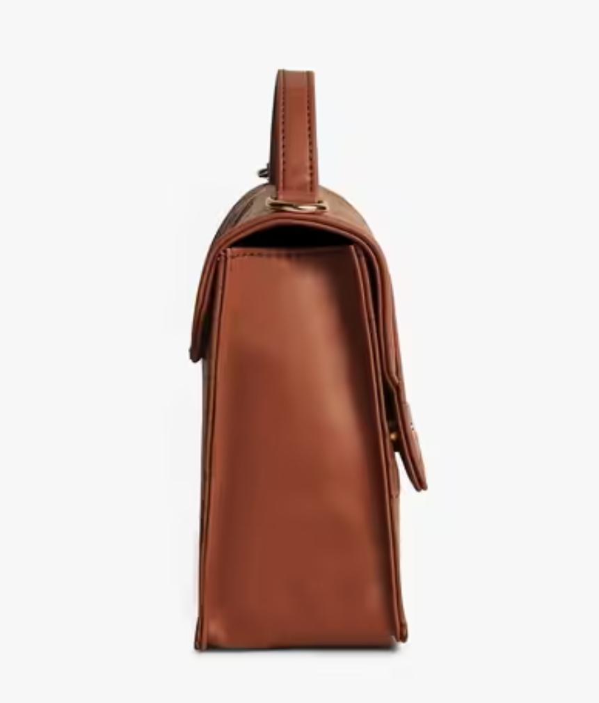 Gauge Machine Tan Luxurious Delight Ladies’ Side Bag