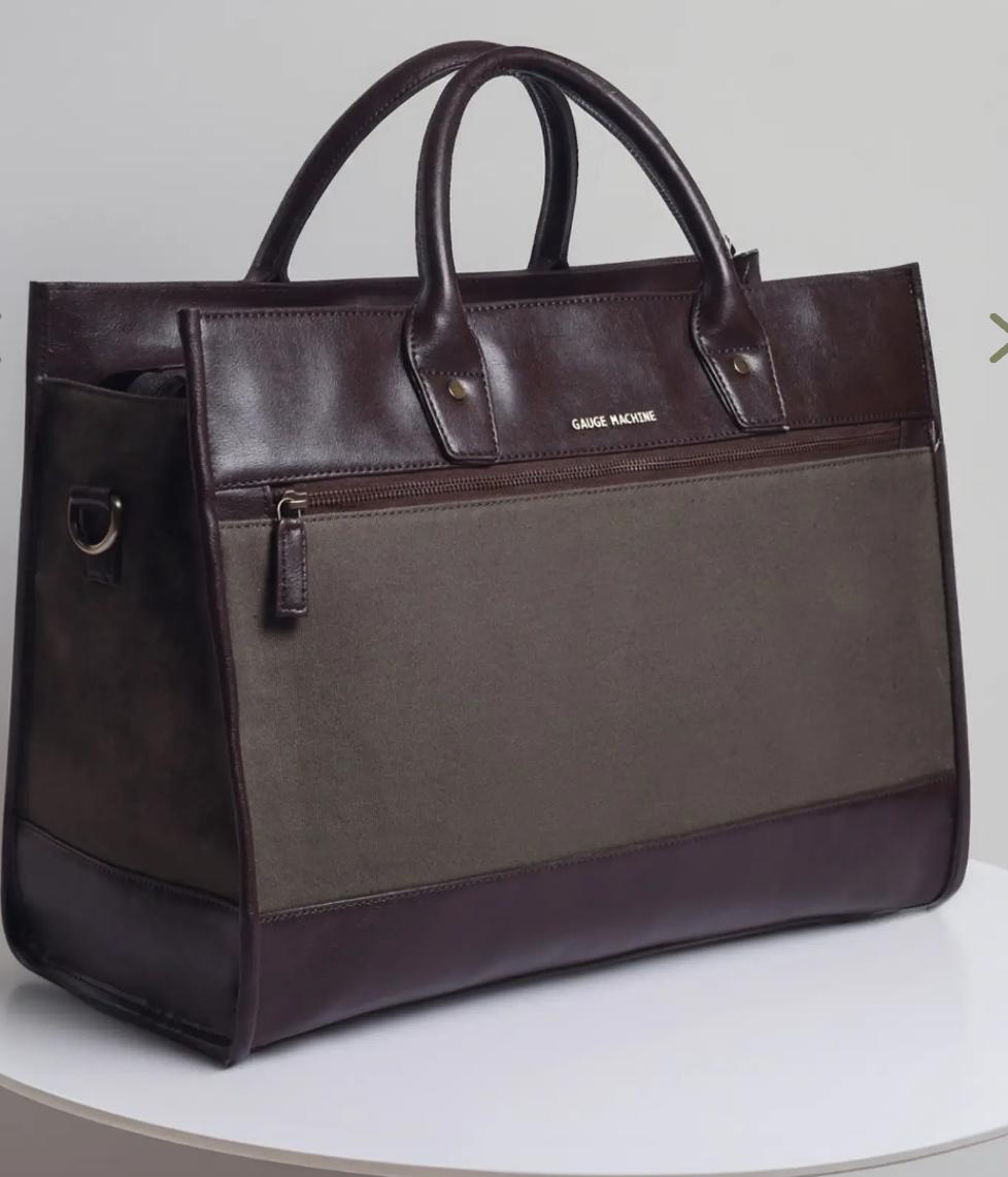 Gauge Machine Gray Carry Duffle Bag