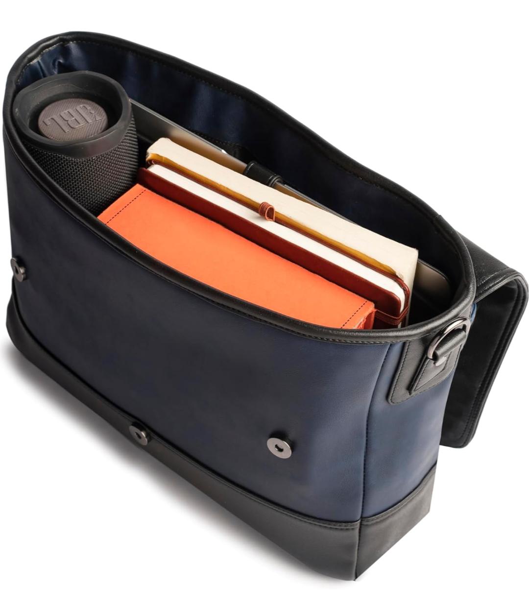 Gauge Machine 16-Inch Black Laptop Messenger Bag