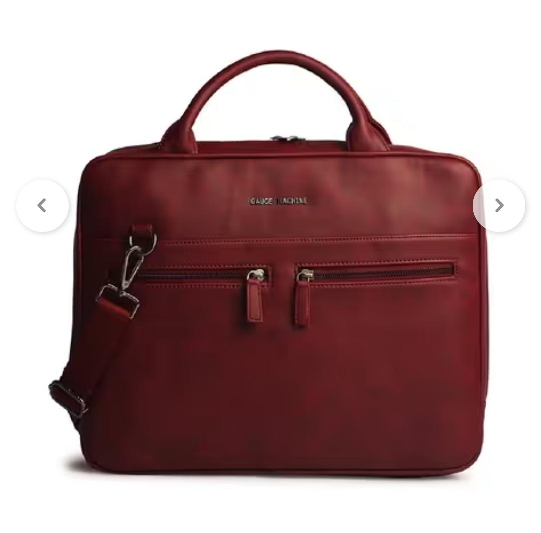 Gauge Machine 16-Inch Wine Laptop Bag