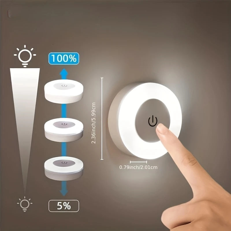 USB Rechargeable Touch LED Light | 3 Color Modes